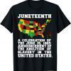 Juneteenth Celebrates Black African American Freedom 2022 Shirt