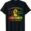 Juneteenth: June 1865 Black History African American Freedom Classic Shirt