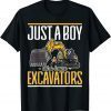 Just a Boy who Loves Excavators 2022 Shirt