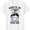 Keeper Of The Gender Auntie Loves You Gender Reveal 22 T-Shirt