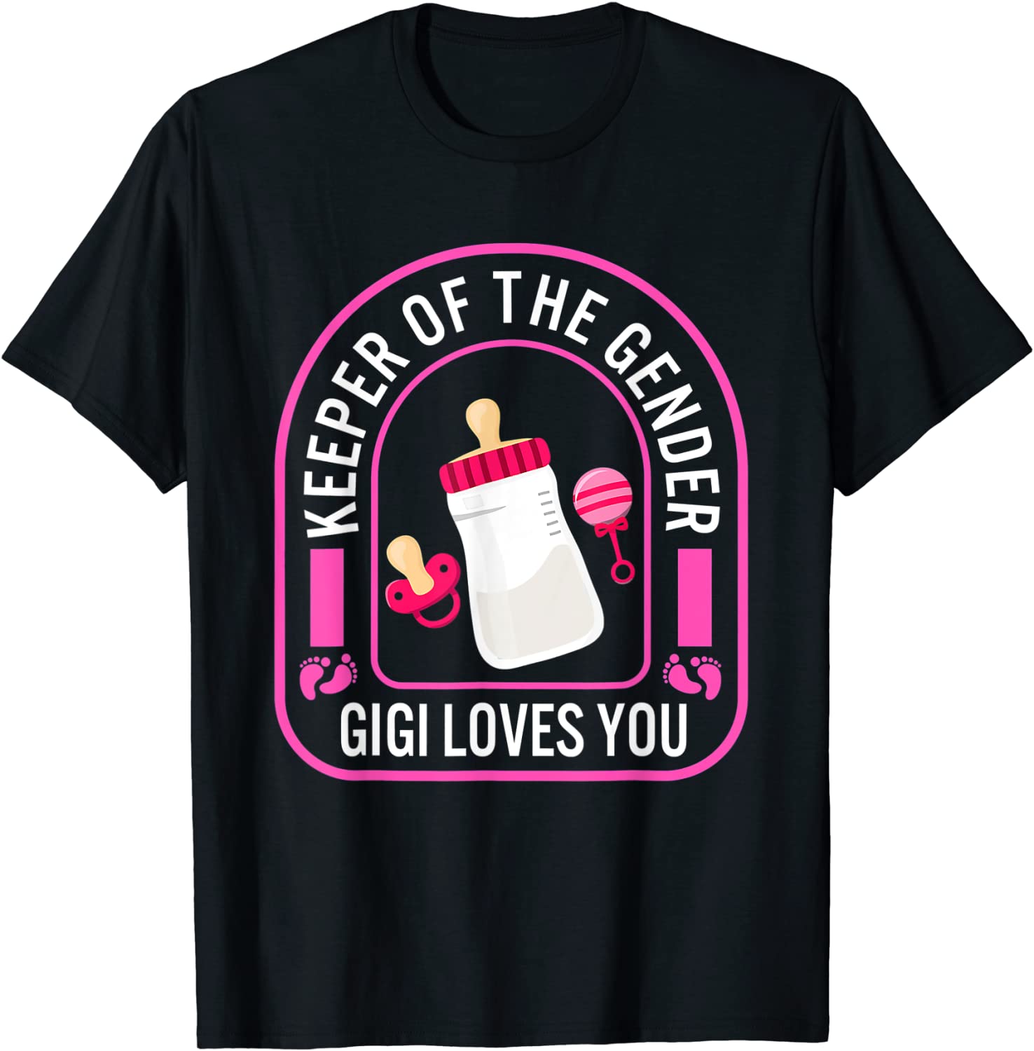 Keeper Of The Gender Gigi Loves You Father's Day New Bab 2022 T-Shirt