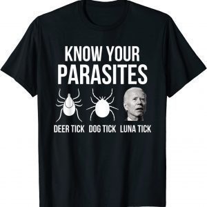 Know Your Parasites - Anti Joe Biden Sucks Political 2022 Shirt