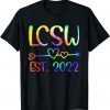 LCSW Graduation 2022 Licensed Clinical Social Worker Tie Dye 2022 Shirt