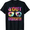Last Day Of School Peace Out Kindergarten Teacher 2022 Shirt