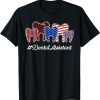 Leopard Plaid Tooth Teeth Dental Assistant 4th Of July 2022 Shirt