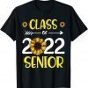 Leopard Sunflower Class Of 2022 Senior Graduation Graduate Classic Shirt