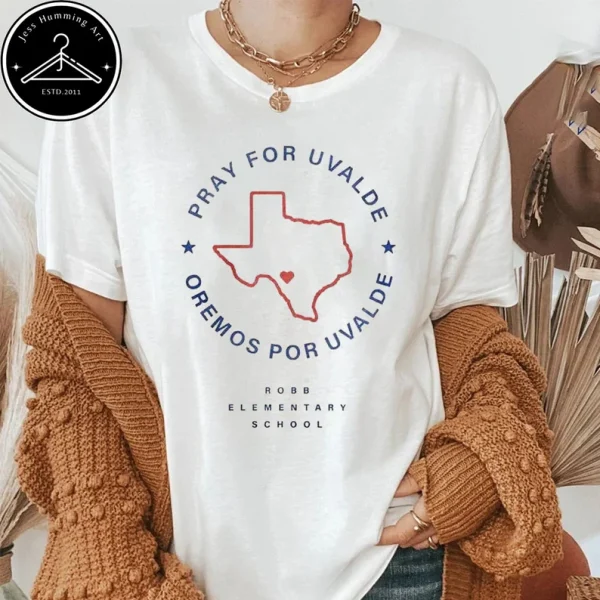 Pray For Uvalde Texas Shirt Gun Control Now Texas Shooting 2022 T-Shirt