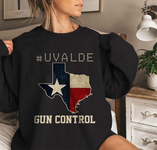 Pray for Texas Uvalde Strong Gun Control Now T-Shirt