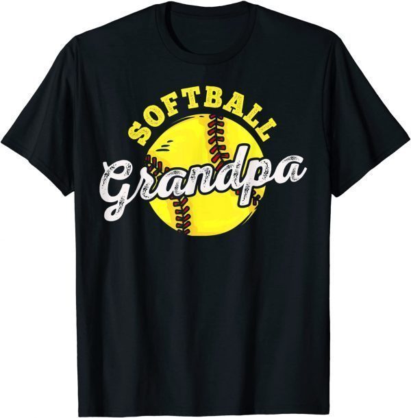 Softball Grandpa Grandfather Father's Day 2022 Shirt