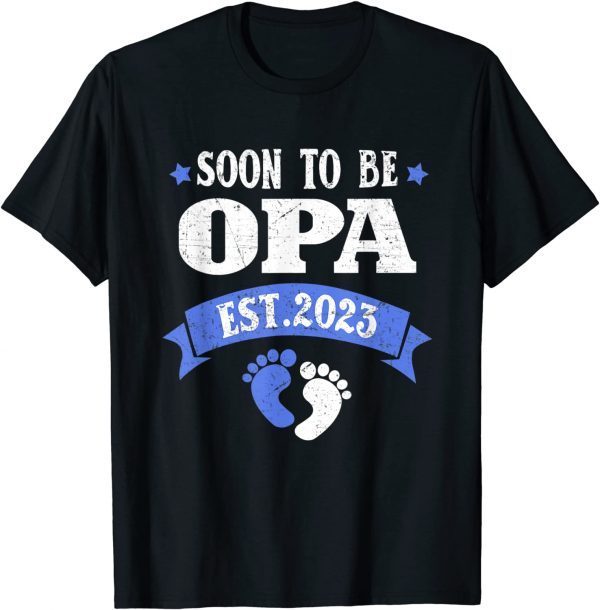 Soon to be Opa 2023 pregnancy announcement Limited T-Shirt