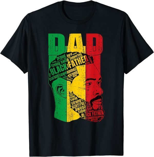 Strong Black Dad King African American Classic Shirt