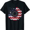 Sunflower 4th Of July American Flag Patriotic 2022 Shirt