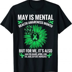 Sunflower Mental Health For May 2022 Shirt