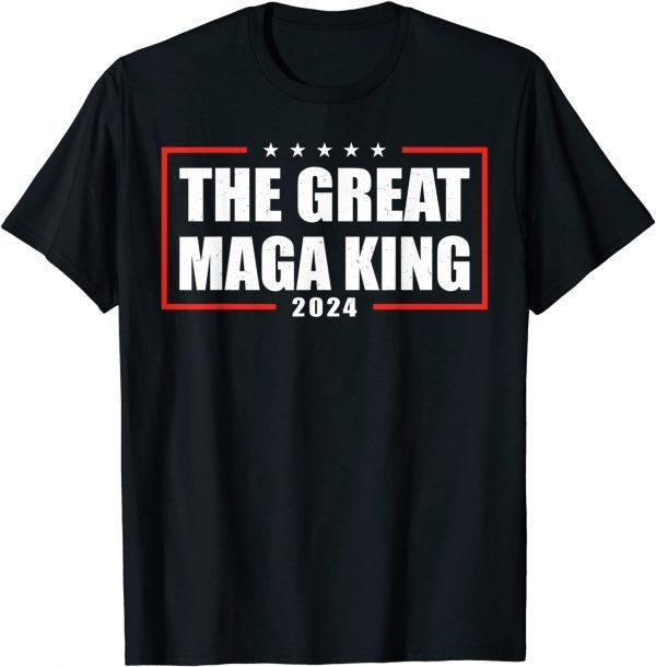 The Great MAGA King 2024 Ultra-MAGA USA Patriotic 4th July Limited Shirt