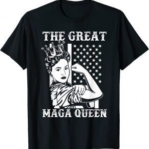 The Great MAGA King MAGA Queen Ultra MAGA Proud Trump Girl Classic Shirt