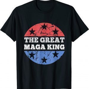 The Great Maga King Conservative US Flag T-Shirt