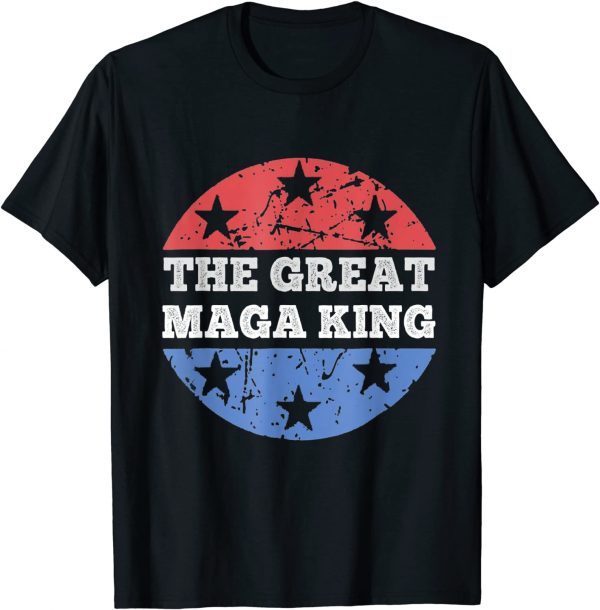 The Great Maga King Conservative US Flag T-Shirt