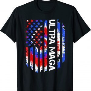 Tie Dye American Flag We The People Ultra Maga Patriotic 2022 Shirt