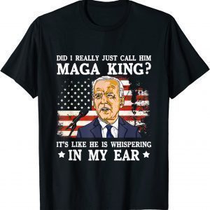 Trump Whispering In Biden's Ear Ultra Maga Biden Meme 2022 Shirt