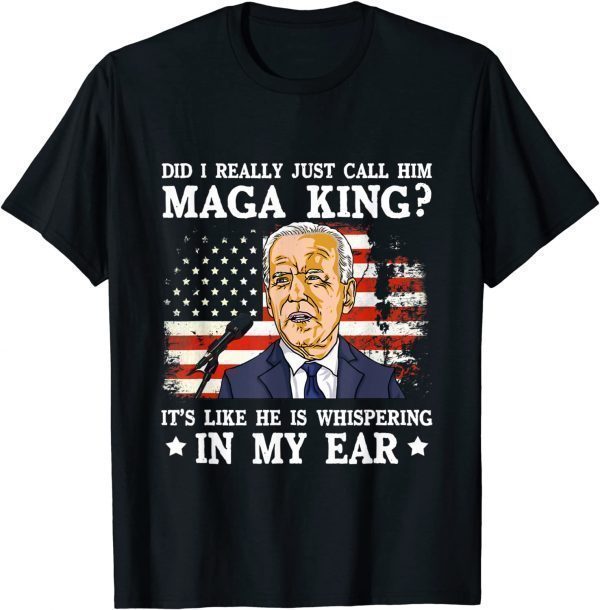 Trump Whispering In Biden's Ear Ultra Maga Biden Meme 2022 Shirt