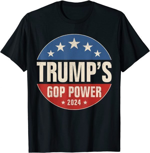 Trump’s GOP Power Ultra MAGA Trump Anti Biden USA Flag 2022 Shirt