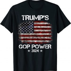 Trump’s GOP Power Ultra MAGA Trump Anti Biden USA T-Shirt