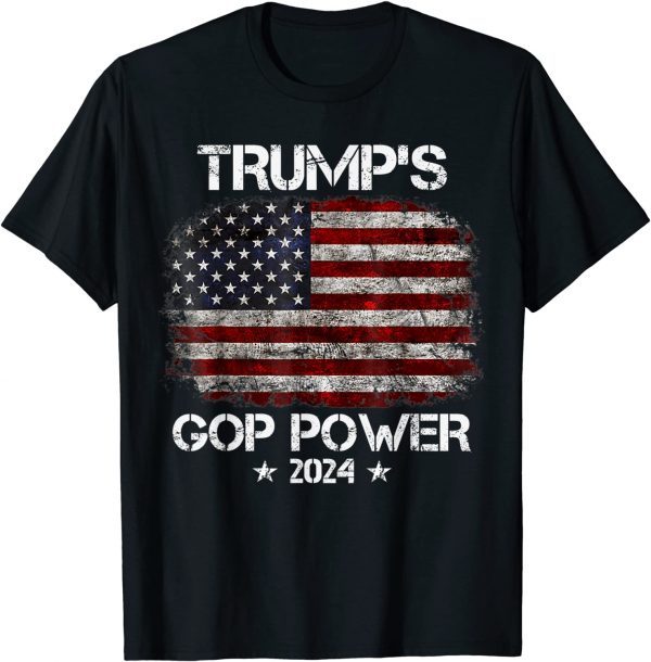 Trump’s GOP Power Ultra MAGA Trump Anti Biden USA T-Shirt