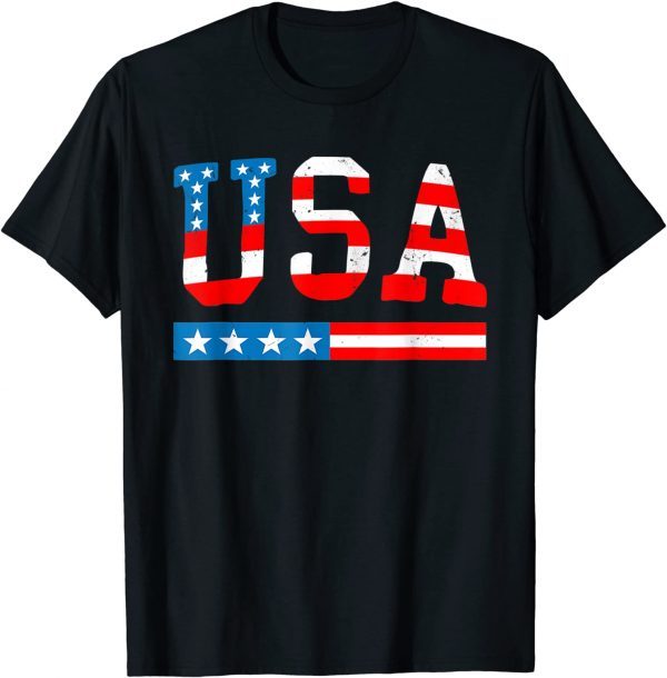 USA Flag American 4th of July Merica America Flag USA 2022 Shirt