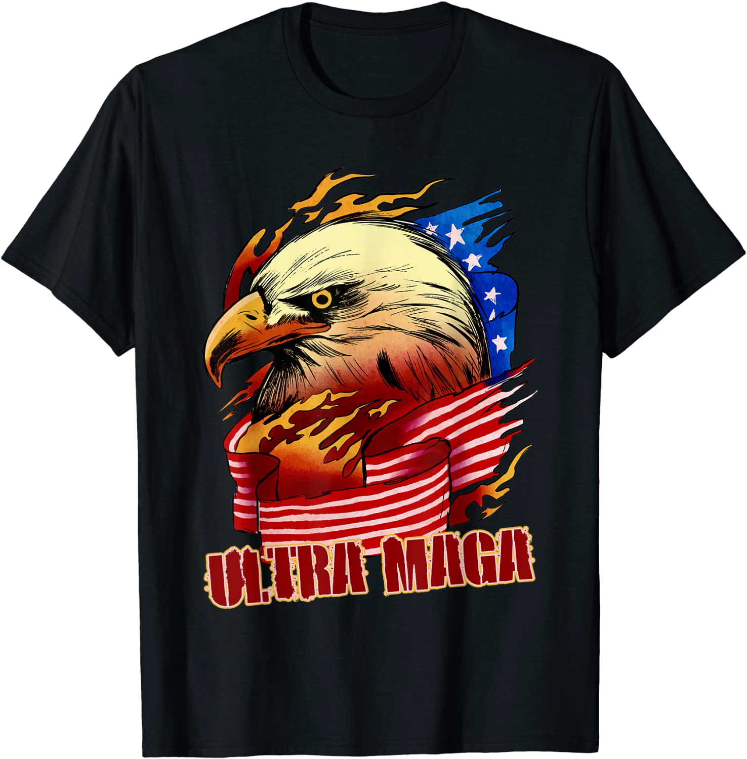 Ultra MAGA Bald Eagle 2024 Classic Shirt - Teeducks