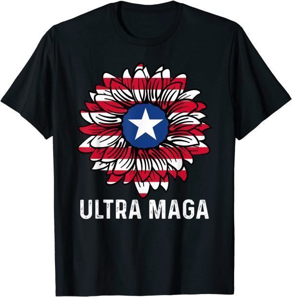 Ultra MAGA Proud Ultra-Maga Proud Republican USA Flag 2022 Shirt
