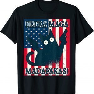 Ultra Maga Madafakas Cats Tops Summer Dresses Pew Cat 2022 Shirt