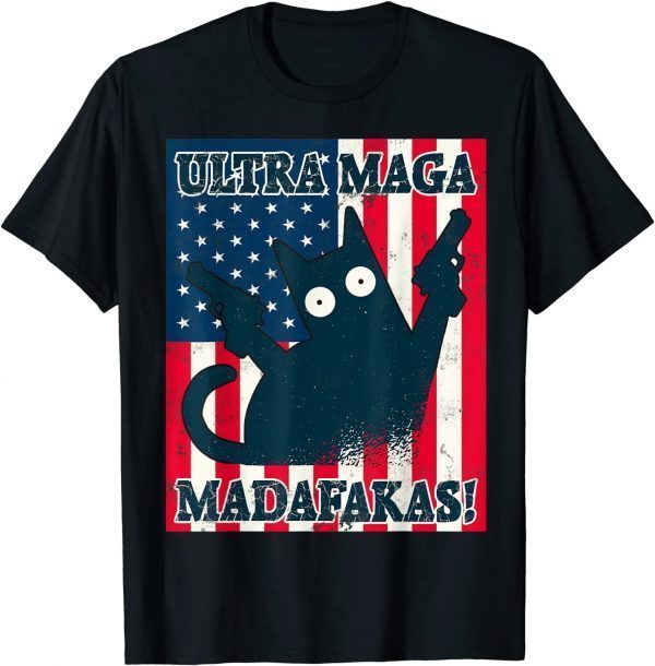 Ultra Maga Madafakas Cats Tops Summer Dresses Pew Cat 2022 Shirt
