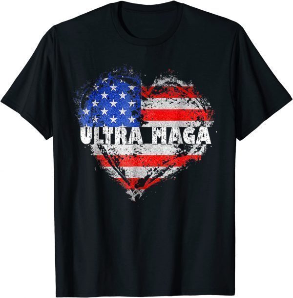 Ultra Maga Proud US Flag Ultra-Maga Classic T-Shirt