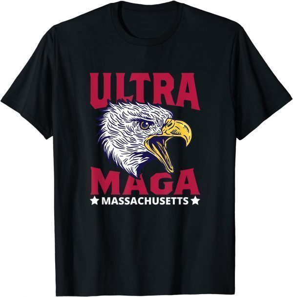 Ultra Maga Proud Ultra-Maga Massachusetts T-Shirt