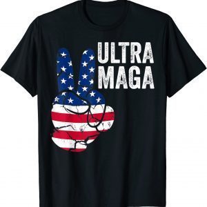 Ultra Maga Proud Ultra-Maga Vintage American Thumbs Up Classic Shirt