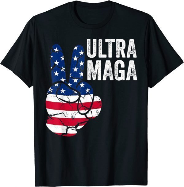 Ultra Maga Proud Ultra-Maga Vintage American Thumbs Up Classic Shirt