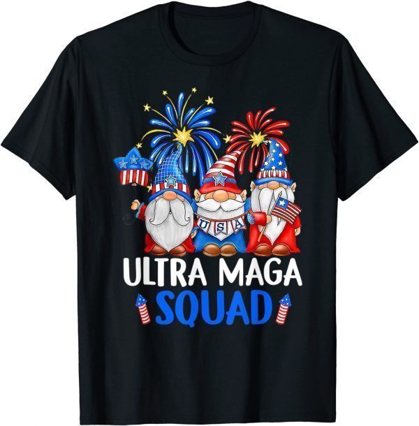 Ultra Maga Squad Gnomes, 4th Of July Great Maga King Gnome 2022 Shirt