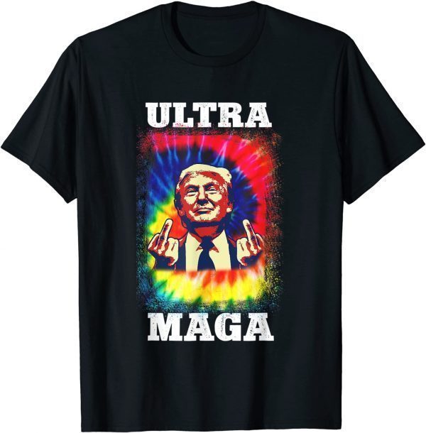 Ultra Maga Trump Bleach Tyedie 2022 Shirt