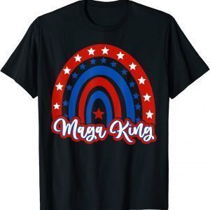 Ultra Maga US Flag Rainbow Trump Supporter Patriotic 2022 Shirt