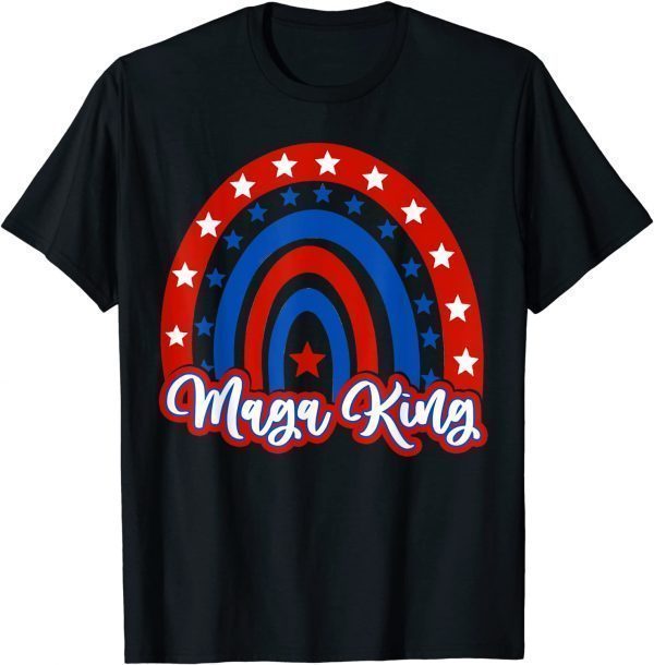 Ultra Maga US Flag Rainbow Trump Supporter Patriotic 2022 Shirt