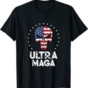 Ultra Maga Vintage American Flag Ultra-Maga 2022 Shirt