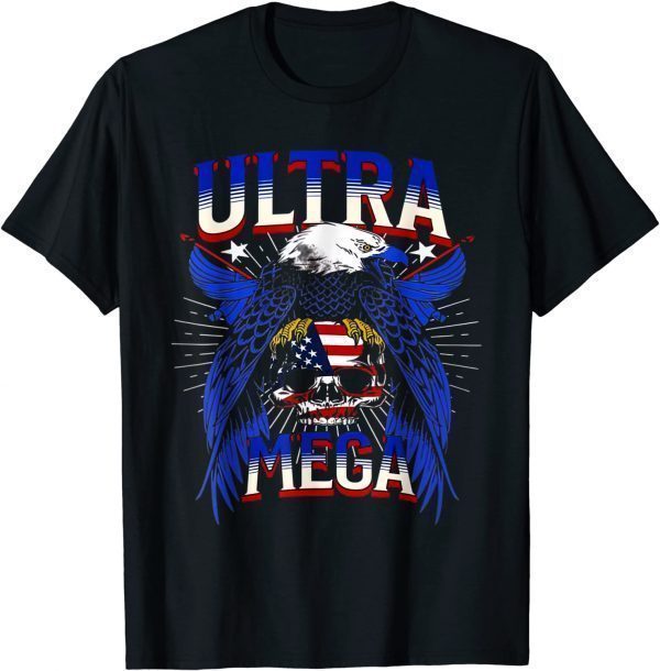 Ultra Mega America 2024 - Ultra Mega Eagle With Skull Limited Shirt