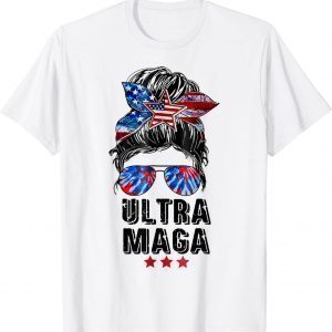 Ultra Mega Messy Bun 2022 Proud Ultra-Maga We The People Classic Shirt