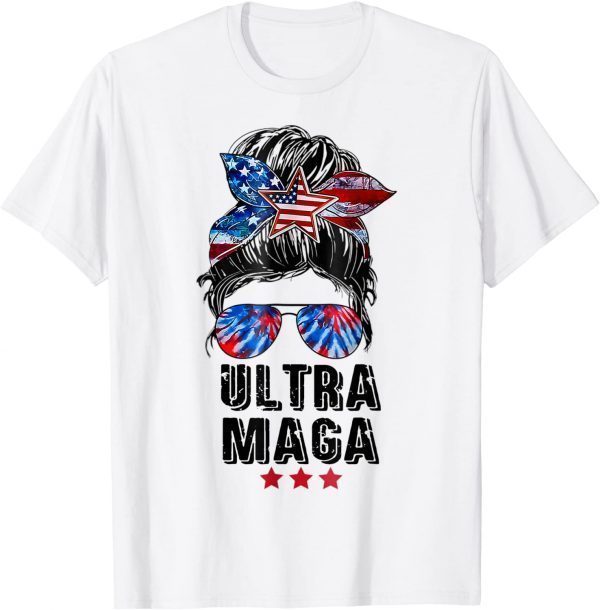 Ultra Mega Messy Bun 2022 Proud Ultra-Maga We The People Classic Shirt