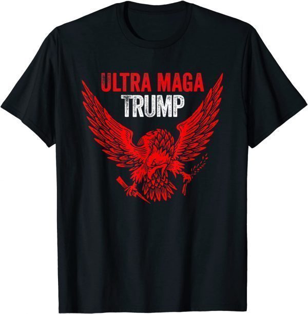 Ultra Mega Patriotic Trump Eagle Vote Trump 2024 4th Of July T-Shirt