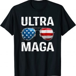 Ultra Mega Sunglasses USA Flag Trump 2024 Ultra Mega King Classic Shirt