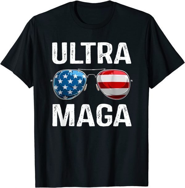 Ultra Mega Sunglasses USA Flag Trump 2024 Ultra Mega King Classic Shirt