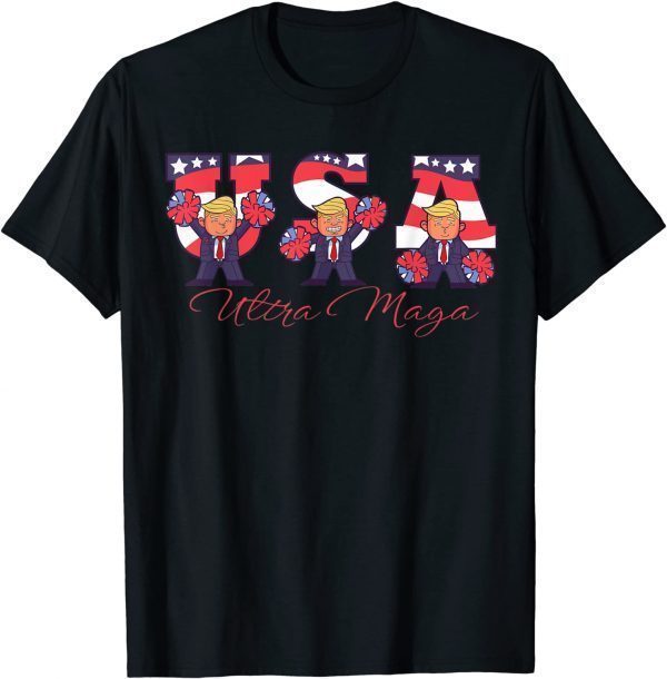 Usa Trump Cheerleader Ultra Maga 2022 Shirt