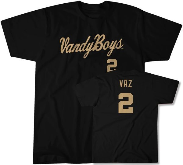 Vanderbilt Baseball: Javier Vaz 2 Classic Shirt