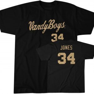 Vanderbilt Baseball: Spencer Jones 34 Classic Shirt